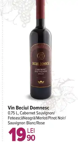 Carrefour Market Vin Beciul Domnesc Ofertă