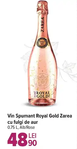 Carrefour Market Vin Spumant Royal Gold Zarea cu fulgi de aur Ofertă