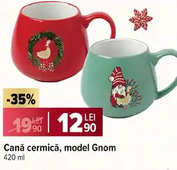 Carrefour Market Canǎ cermică, model Gnom Ofertă