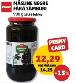 Penny Măsline negre fără sâmburi Ofertă