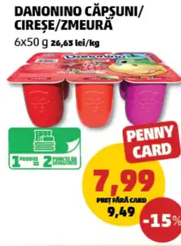 Penny Danonino căpsuni/ cireșe/zmeură Ofertă