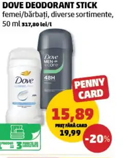 Penny Dove deodorant stick Ofertă