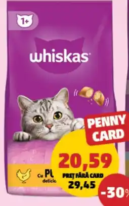 Penny Whiskas hrană pentru pisici Ofertă