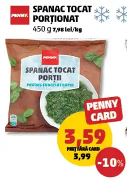 Penny Spanac tocat porționat Ofertă