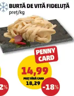 Penny Burtă de vită fideluță Ofertă