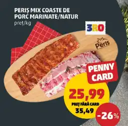 Penny Peris mix coaste de porc marinate/natur Ofertă