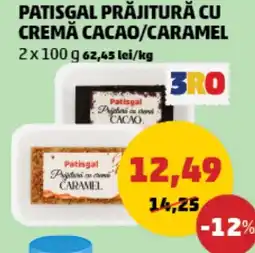 Penny Patisgal prăjitură cu cremă cacao/caramel Ofertă