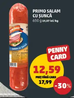 Penny Primo salam cu şuncă Ofertă