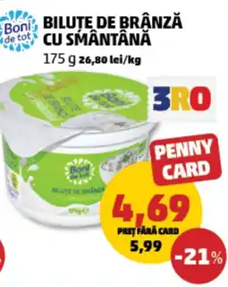 Penny Bilute de brânză cu smântână Ofertă