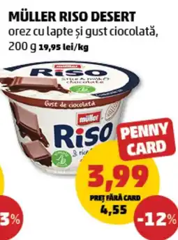 Penny Müller riso desert orez cu lapte și gust ciocolată Ofertă