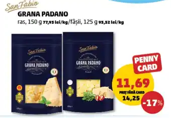 Penny San Fabio grana padano Ofertă