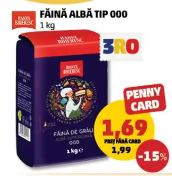 Penny Făină albă tip 000 Ofertă