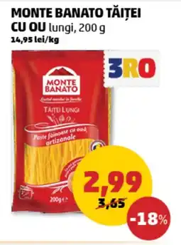 Penny Monte banato tăiţei cu ou lungi Ofertă