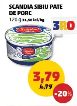 Penny Scandia sibiu pate de porc Ofertă