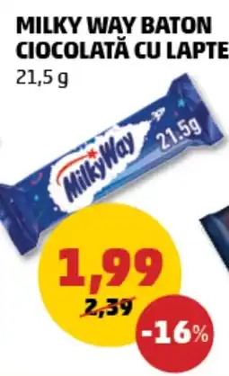 Penny Milky way baton ciocolată cu lapte Ofertă