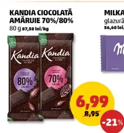 Penny Kandia ciocolată amăruie 70%/80% Ofertă