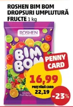 Penny Roshen bim bom dropsuri umplutură fructe Ofertă