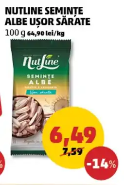 Penny Nutline seminţe albe uşor sărate Ofertă