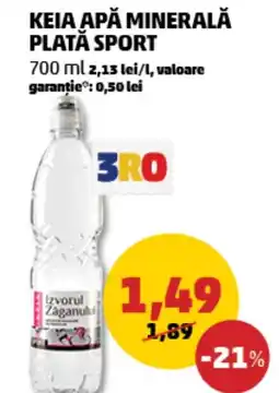 Penny Keia apă minerală plată sport Ofertă