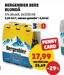 Penny Bergenbier bere blondă Ofertă
