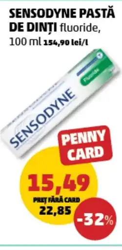 Penny Sensodyne pastă de dinți fluoride Ofertă