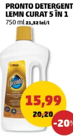 Penny Pronto detergent lemn curat 5 în 1 Ofertă