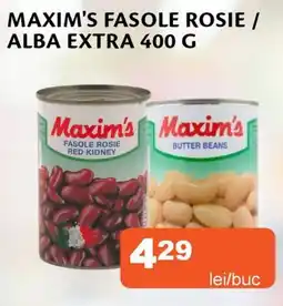 Unicarm Maxim's fasole rosie / alba extra Ofertă