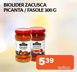 Unicarm Biolider zacusca picanta / fasole Ofertă