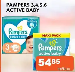 Unicarm Pampers 3,4,5,6 active baby Ofertă