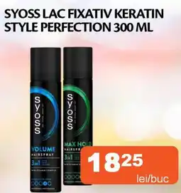 Unicarm Syoss lac fixativ keratin style perfection Ofertă