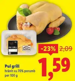 Lidl Pui grill hrănit cu 70% porumb Ofertă