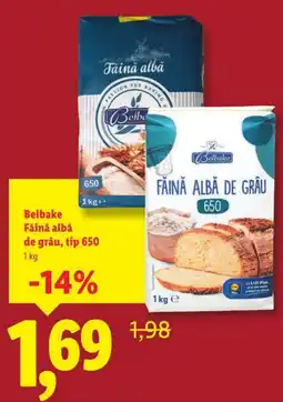 Lidl Belbake Făină albă de grâu, tip 650 Ofertă