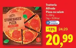 Lidl Trattoria Alfredo Pizza cu salam Ofertă