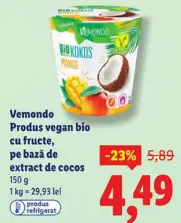 Lidl Vemondo Produs vegan bio cu fructe, pe bază de extract de cocos Ofertă