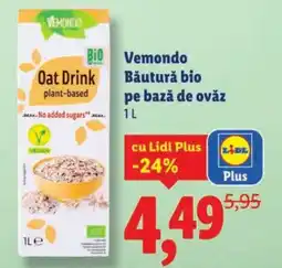Lidl Vemondo Băutură bio pe bază de ovăz Ofertă