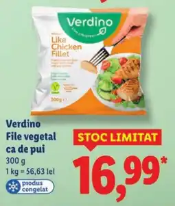 Lidl Verdino File vegetal ca de pui Ofertă