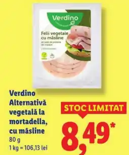 Lidl Verdino Alternativă vegetală la mortadella, cu măsline Ofertă