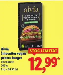 Lidl Aivia Înlocuitor vegan pentru burger Ofertă