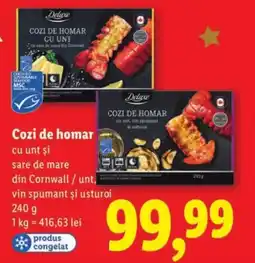Lidl Cozi de homar Ofertă