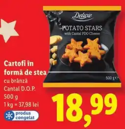 Lidl Cartofi în formă de stea cu brânză Cantal D.O.P. Ofertă
