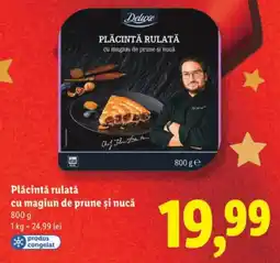 Lidl Plăcintă rulată cu magiun de prune și nucă Ofertă