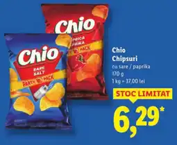 Lidl Chio Chipsuri cu sare / paprika Ofertă