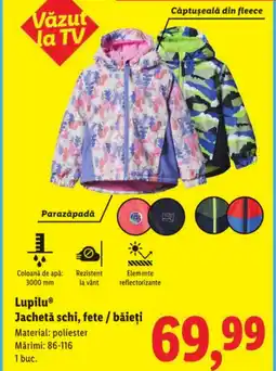 Lidl Lupilu® Jachetǎ schi, fete / băieți Ofertă