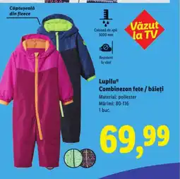 Lidl Lupilu Combinezon fete / băieţi Ofertă