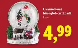 Lidl Livarno home Mini glob cu zăpadă Ofertă
