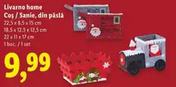 Lidl Livarno home Coş / Sanie, din pâslă Ofertă
