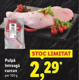 Lidl Pulpǎ întreagă curcan Ofertă