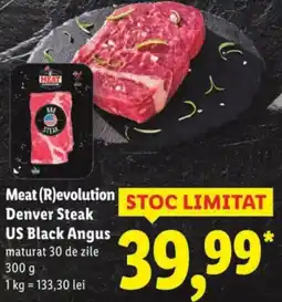 Lidl Meat (R)evolution Denver Steak US Black Angus Ofertă