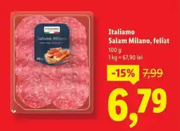 Lidl Italiamo Salam Milano, feliat Ofertă