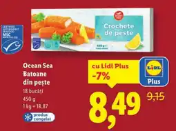 Lidl Ocean Sea Batoane din peşte Ofertă